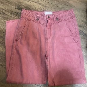 Anthropologie High Waisted Relaxed Pants
